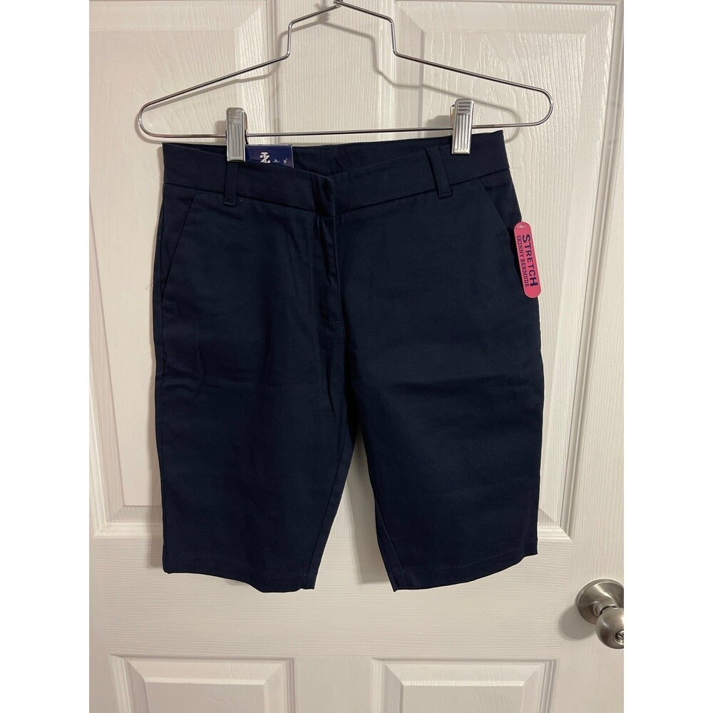 IZOD Girls' Bermuda Shorts Navy Size 14 New With Tags